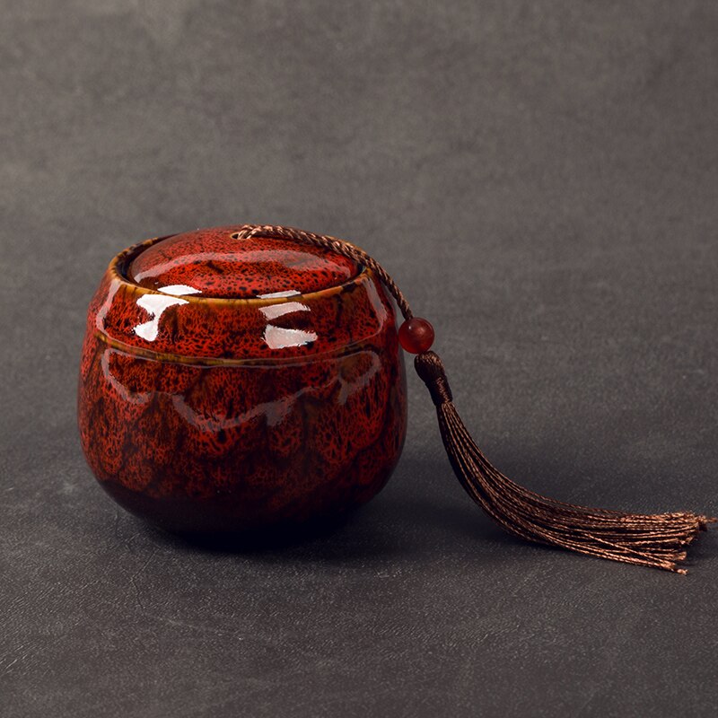Huisdier As Urn Handgeschilderd Keramiek Urn Crematie Huisdier Vogel Ash Holder Begrafenis Thuis: S Red