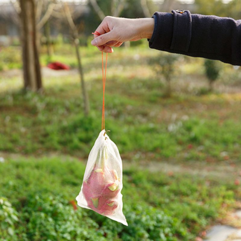 Nylon insektsikker mesh bag frukt frø bløtlegging filter pitaya anti-fly poser