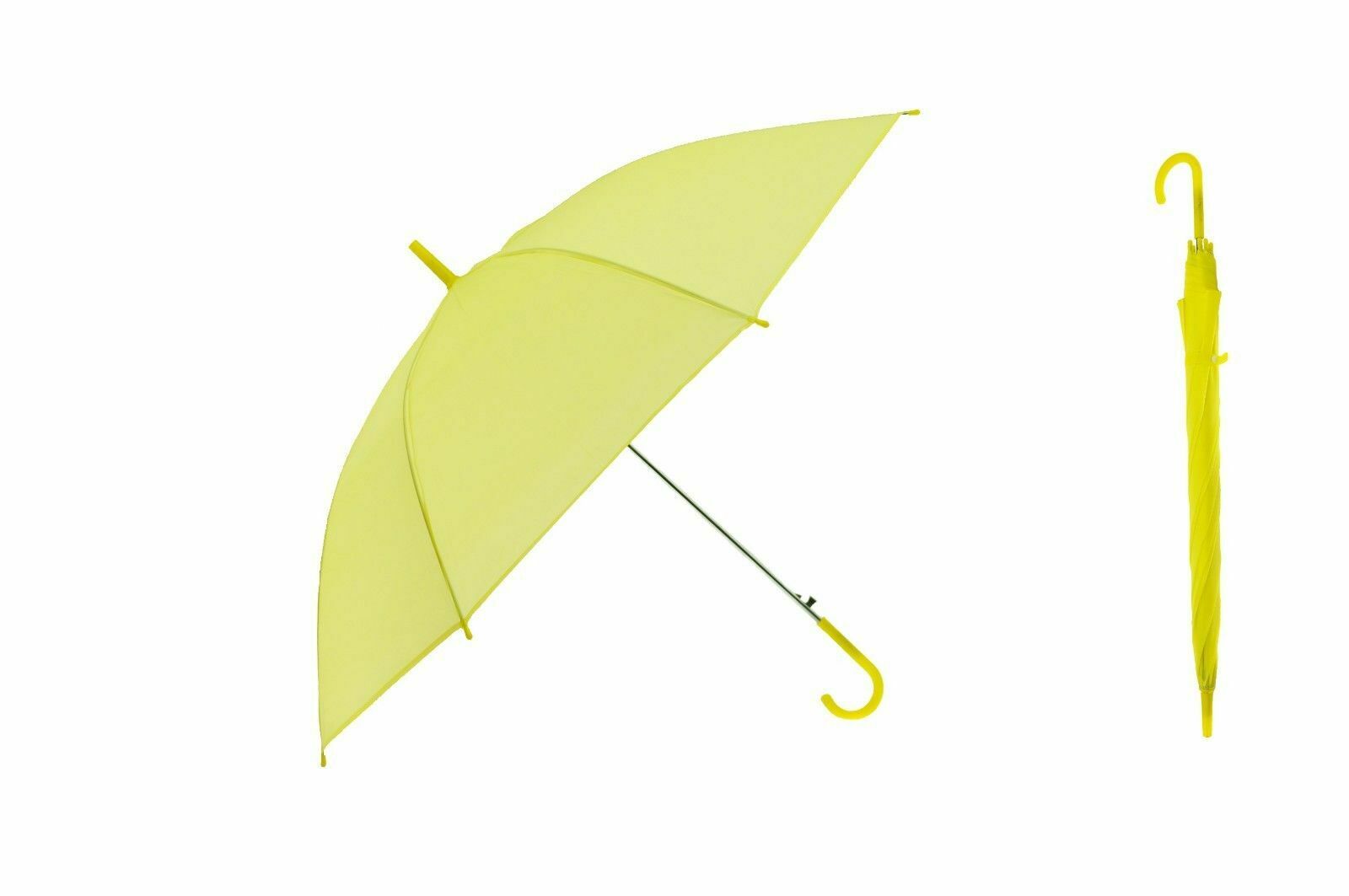 paraguas de lluvia transparente con forma de seta decoración de boda Parasol mujeres chicas Anti lluvia sol: Amarillo