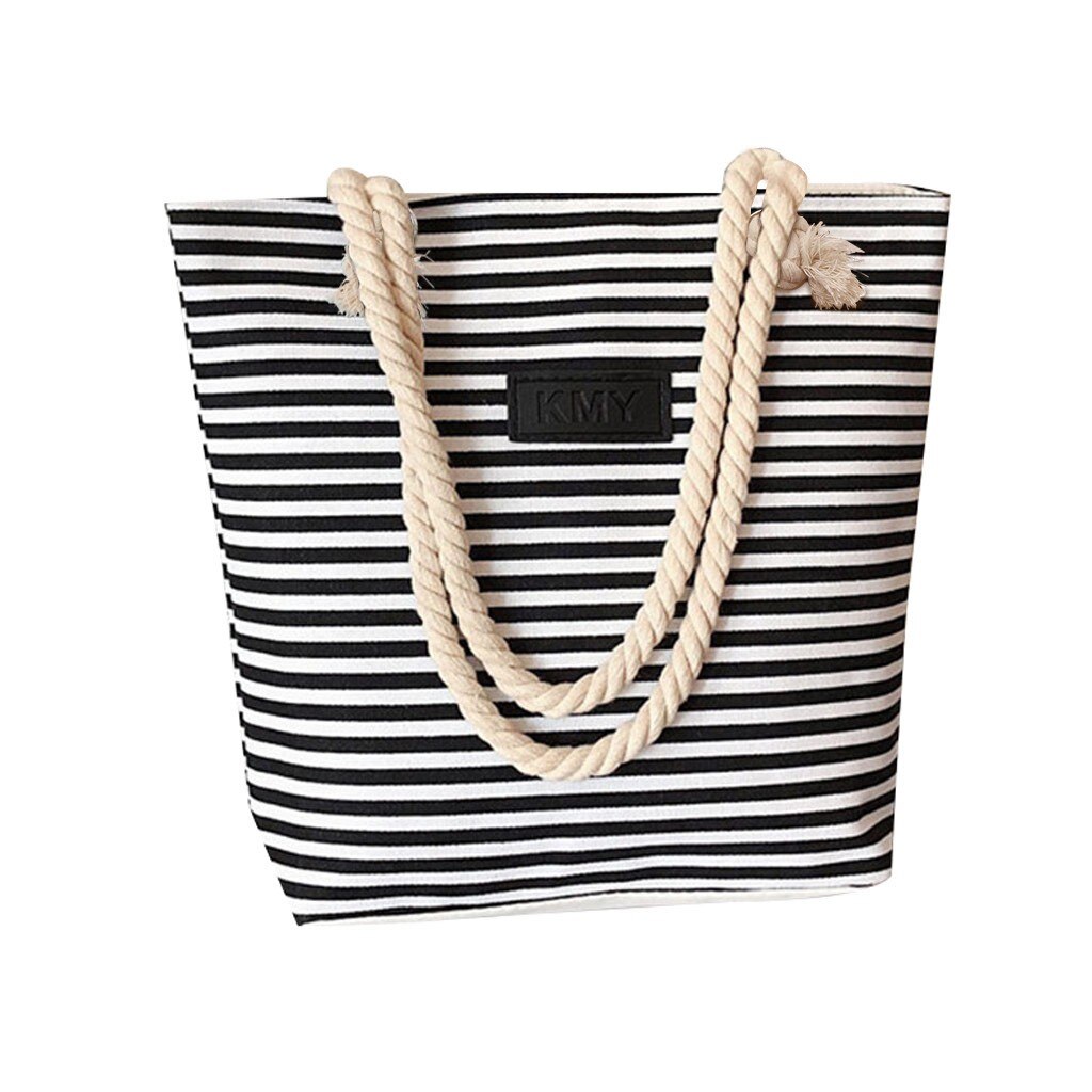 30 # Grote Capaciteit Riem Tas Voor Dames Streep Riem Tas Mode Grote Capaciteit Riem Tas canva Bag Trend Product Portemonnee: Black
