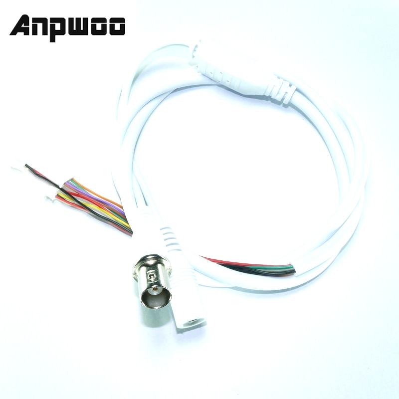 CCTV Camera Video Cable With OSD Menu Button For CCTV Camera