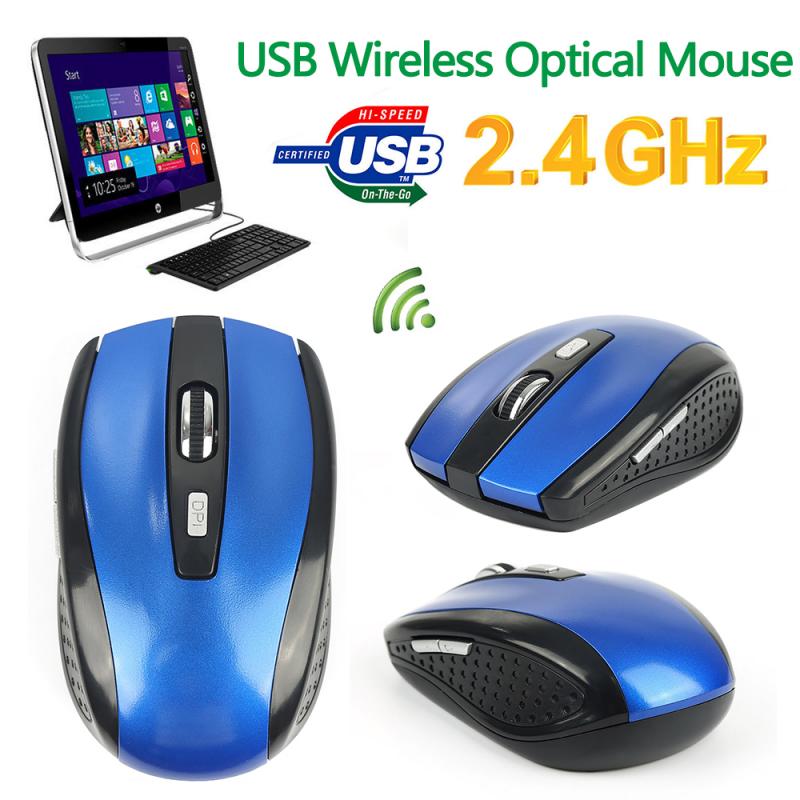 2.4Ghz Draadloze Muis Optische 6 Knoppen Muis Gamer Usb Ontvanger 2000Dpi 10M Draadloze Muis Gaming Muis Voor laptop Computer