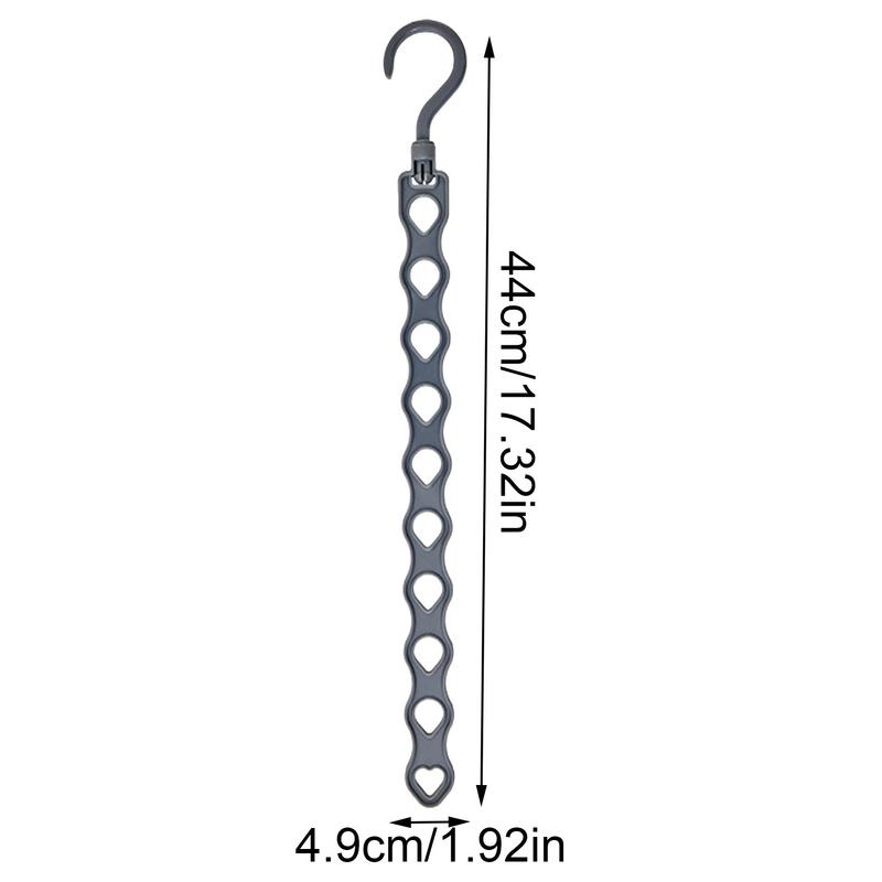 Perchas para camisas, armario que ahorra espacio, perchas ahorradoras de espacio para almacenamiento de ropa, Vertical de 10 orificios, ahorro de espacio, resistente