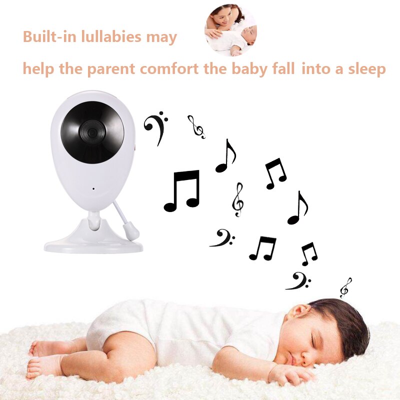 2.4-Inch Lcd Temperatuur Detectie Professionele Sp880 Draadloze Camera Babyfoon Nachtzicht Twee-weg Sleep Monitor