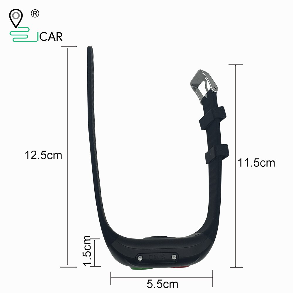 Icar ik101 pulseira inteligente, bracelete de saúde para idosos