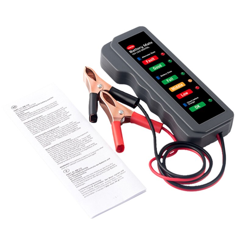 Elektrische Accumulator Tester Batterij Detectie E-Bike Motorfiets Batterijen Van Auto Accu Detectie Instrument Tool