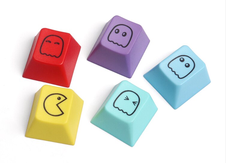 Dyesub artisan keycap cherry profile R4 keycaps for mechanical keyboard DIY dye sub PBT keycap: Default Title