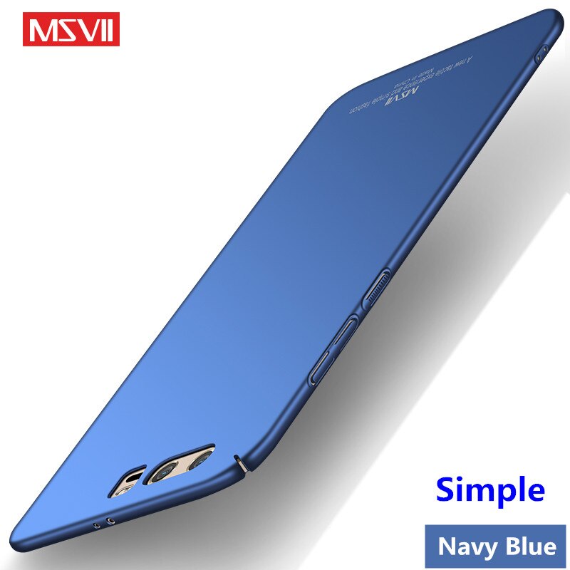 Huawei honor 9 fall MSVII 360 Vollen Schutz für huawei honor9 telefon fall Ultra Slim pc harter Fall für Huawei Honor 9 5,15": Simple Navy Blue