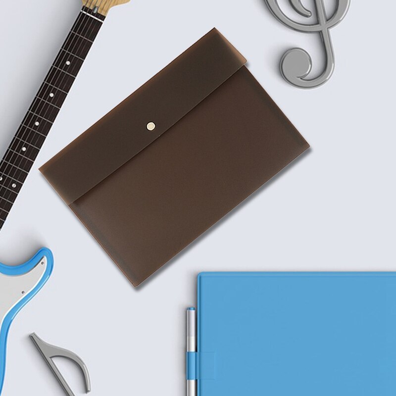 1pc Plastic A4 File Folder Document Organizer Receipt File Expanding Wallet Bill Folders Paper Holder Office Supplies