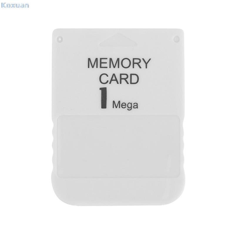1 Pc PS1 Memory Card 1 Mega Memory Card For Playstation 1 PS1 PSX Game Useful Practical White 1MB