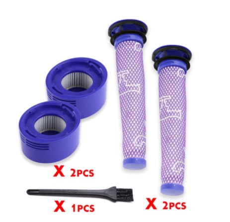 Filtro HEPA para aspiradora Dyson V7 V8 DC58 DC59 DC61 DC62 serie aspiradora de mano inalámbrica pieza de filtro Dyson
