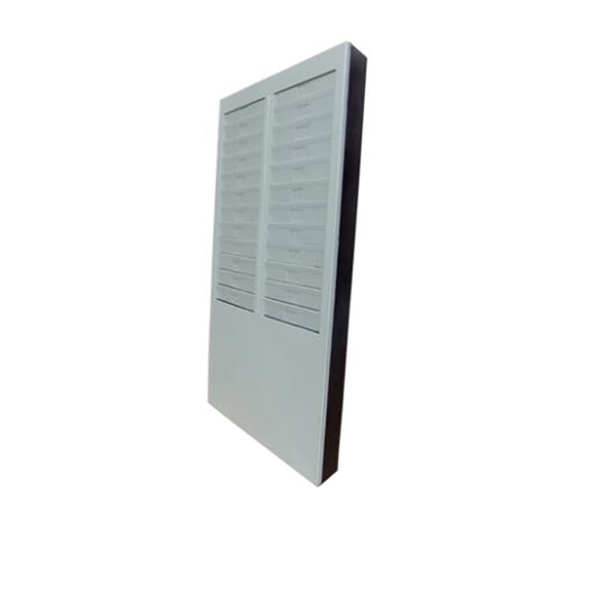 Tijd Card Rack Tijd Kaarthouder Met 24 Slots Plastic Wall Mounted Kaarten Houder Voor Tijd Card Machine Aanwezigheid Recorder