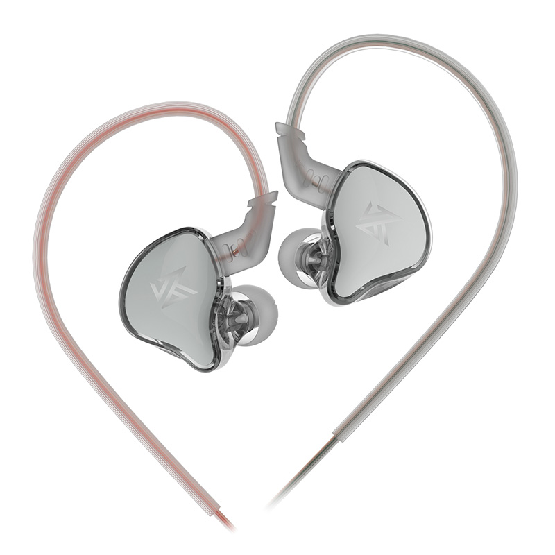 KZ EDC EDCX Wired Headset Hanging In Ear Earbuds Headphones With Microphone Game Sport Monitor Noice Cancelling Earphones: Red