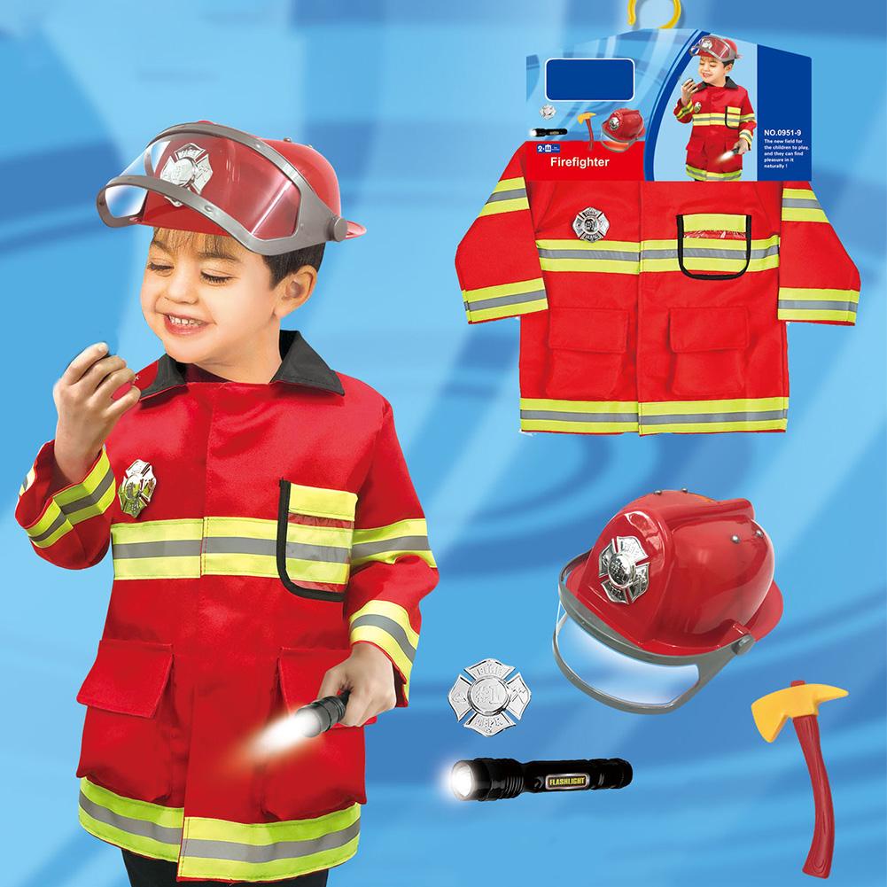 Kinderen Brandweerman Pak Rollenspel Props Brandweerman Kostuum Speelgoed Voor Kid Pretend Rollenspel Verjaardagscadeautjes