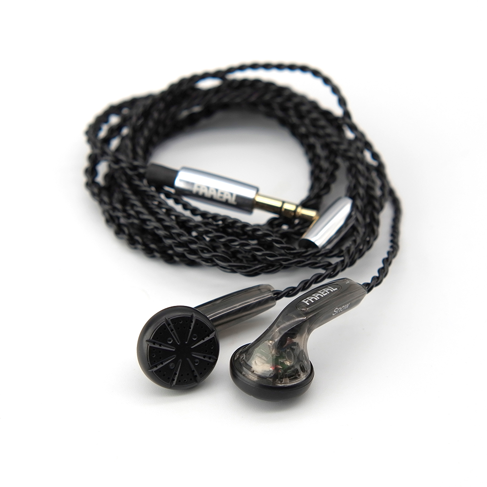 FAAEAL Snow-lotus 1.0 HiFi Earphone 64 Ohm DIY Earbuds Nice Female Vocal Music Earphones DJ Earphones DIY MX500 For Smartphones
