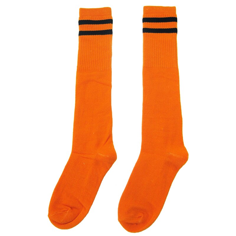Børn sport fodbold lange sokker høje sokker baseball hockey sokker (sorte): Orange