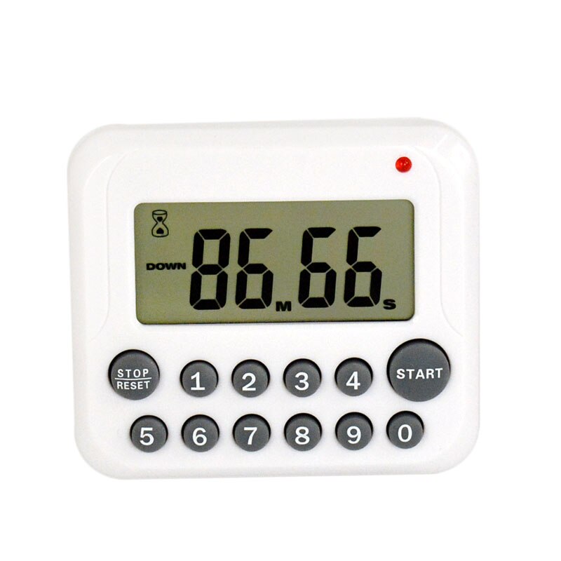 Magnetic Digital Cooking Clock Alarm 99 Minute 12 Keys 1 x Digital LCD Kitchen Timer Cooking Clock Sports Countdown Timer.: Purple