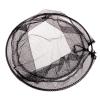 Stainless Steel Frame Fishing Folding Net Brail Head Round Mesh Accessories Foldable Nets Landing Dip Large Dense: 40