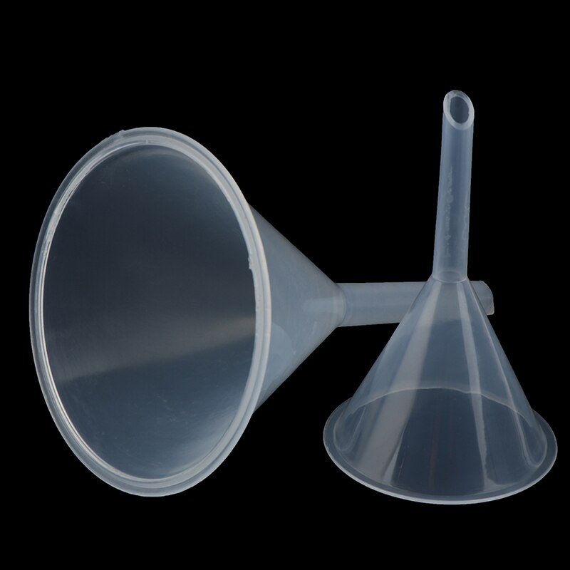 Plastic Funnel 60mm/90mm Triangular Funnel Conical Funnel Chemistry Lab Filter Funnel
