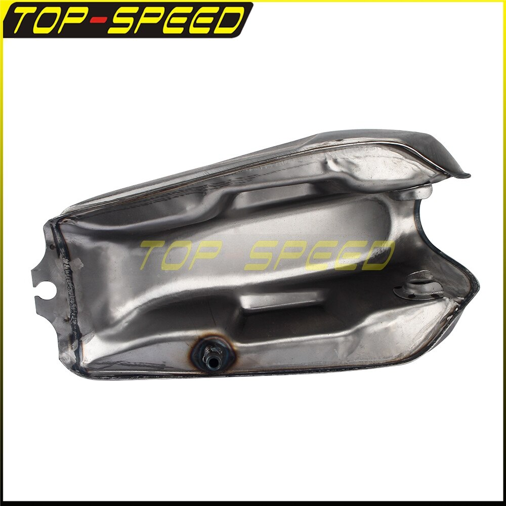 9L Cafe Racer Gas Fuel Tank Bare Steel Motorcycle Oil Gasoline Box For CFMOTO Mandrill Unpainted Scrambler