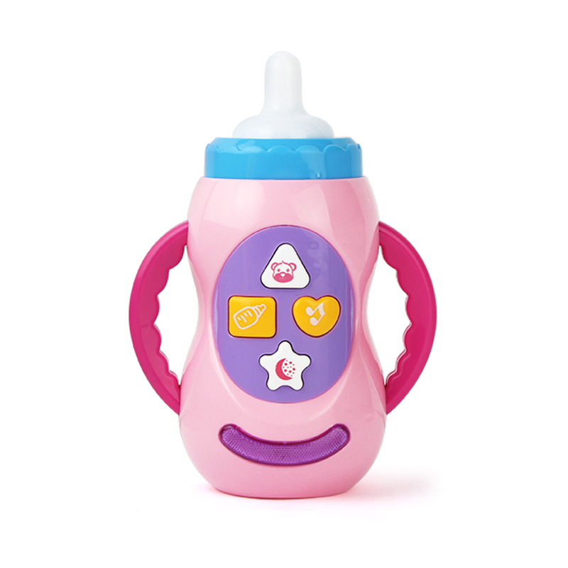 Giocattoli elettronici Del Telefono Del Bambino Del Cellulare Del Telefono Mobile Telefono con il Suono Luce del Flash Musica Giocattoli Prima Educazione Giocattoli per I Bambini il Regalo: E-Pink