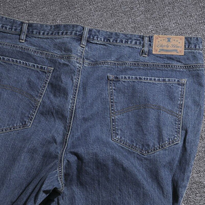 men spring summer jeans plus size 7XL 8XL 9XL 10XL 11XL 12XL 13XL 14XL man big size loose denim pants elasticity oversize jeans