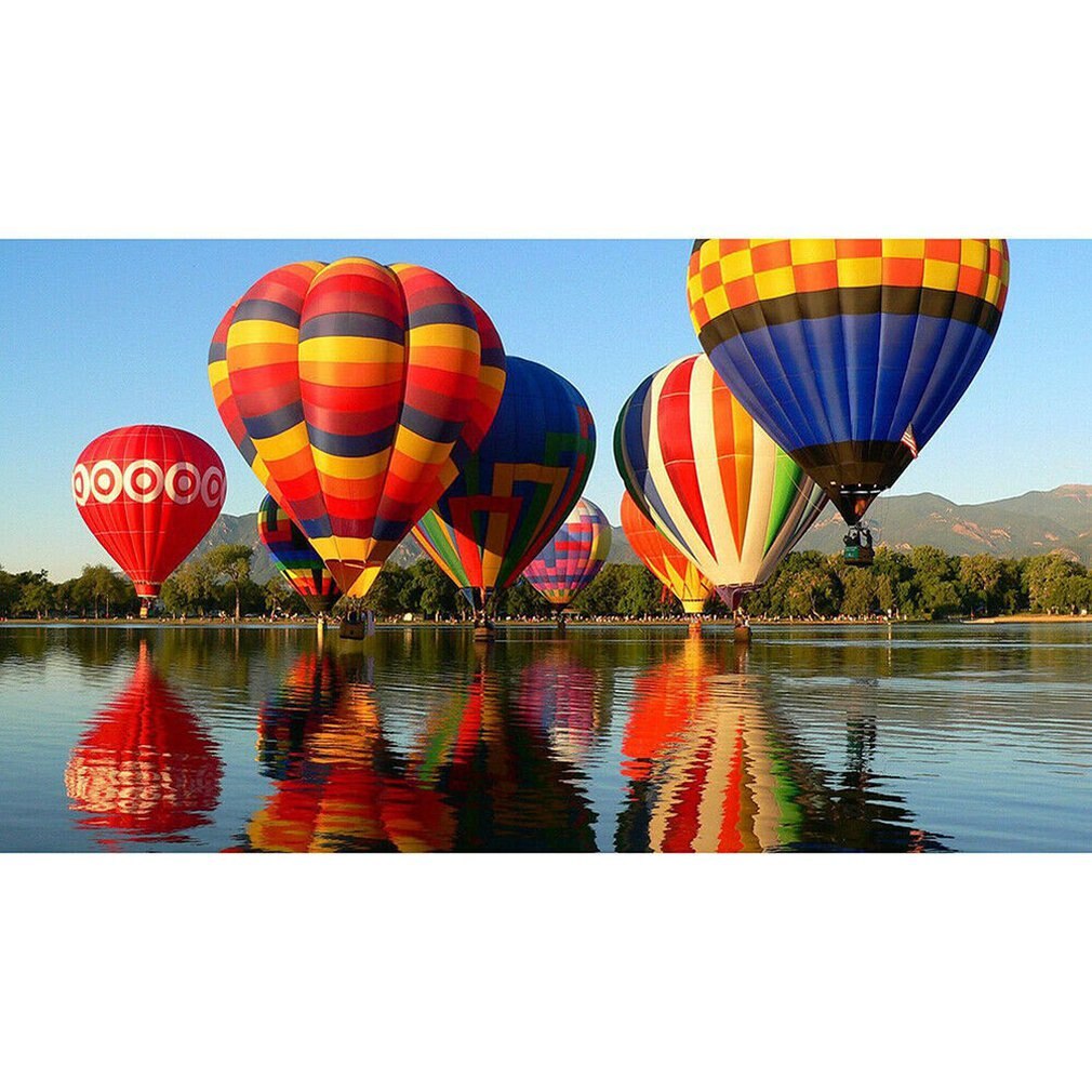 1000 Pieces Of Oil Painting Adult Intellectual Puzzle Toy Learning Education: Hot Air Balloon