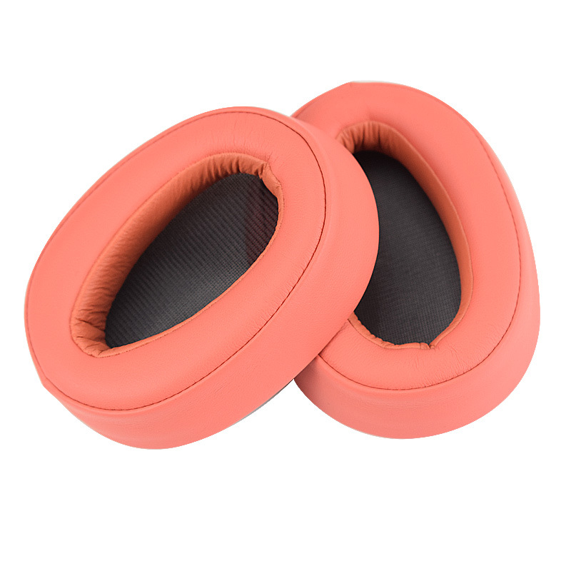 Oorkussen Voor Sony MDR-100ABN WH-H900N Hoofdtelefoon Oorkussen Kussen Cups Cover Oordopjes Oorbeschermers 1 Paar: Twilight Red