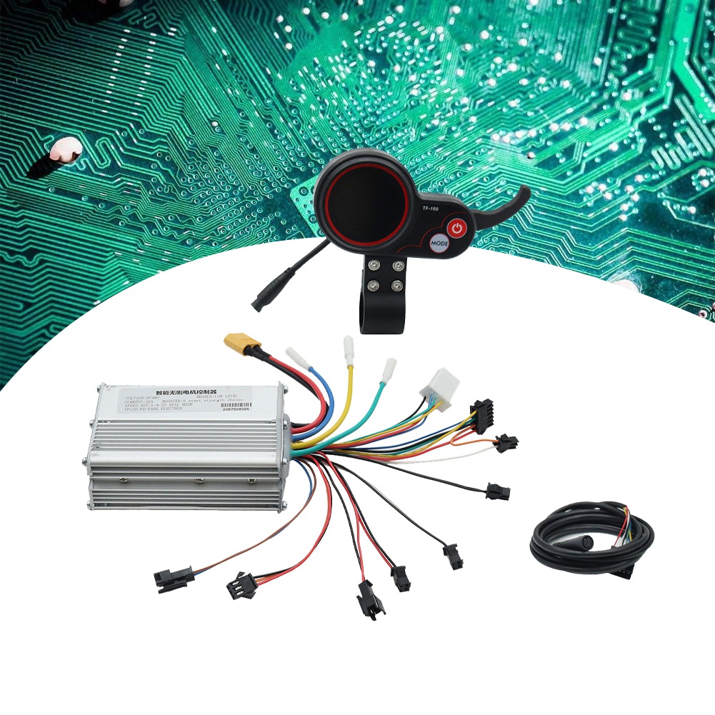 48V 20A Electric Scooter Controller Dashboard Kit with TF-100 Display Scooter for Electric Scooter Parts