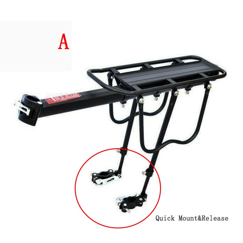 Bike Cargo Rack Bicycle Rear Rack Shelf Quick Release Luggage Carrier Cycling Seatpost Bag Holder Stand for 20-29 Inch Bikes: A