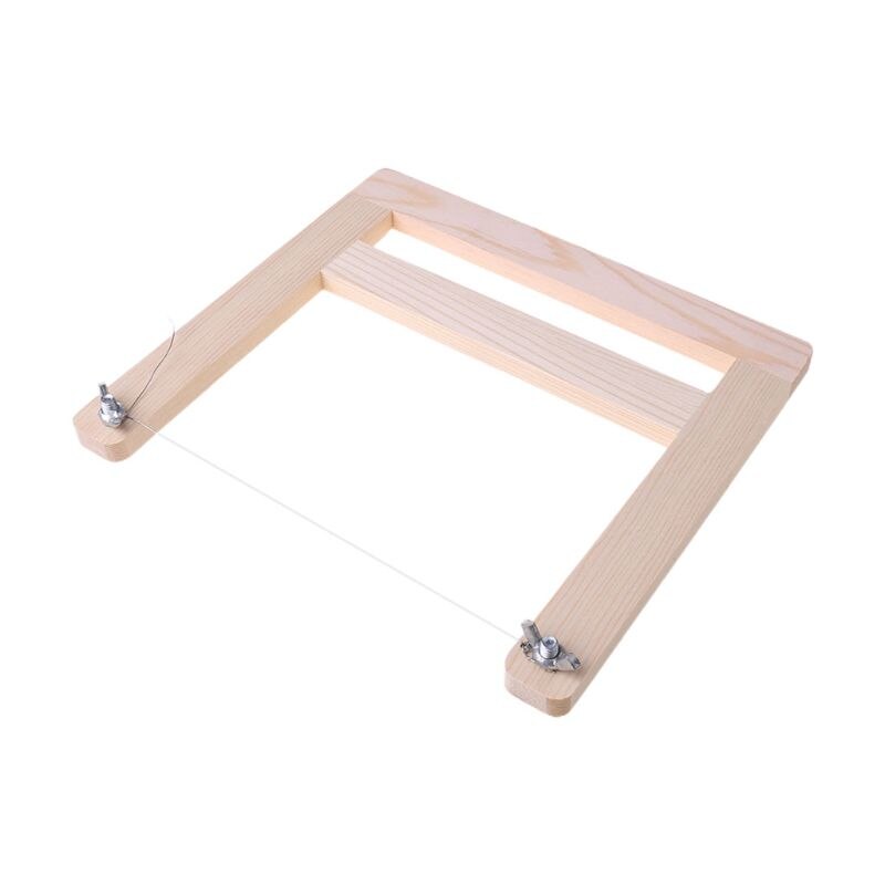 Wire Soap Cutter Slicer Loaf Cutter with Wood Handle QX2E