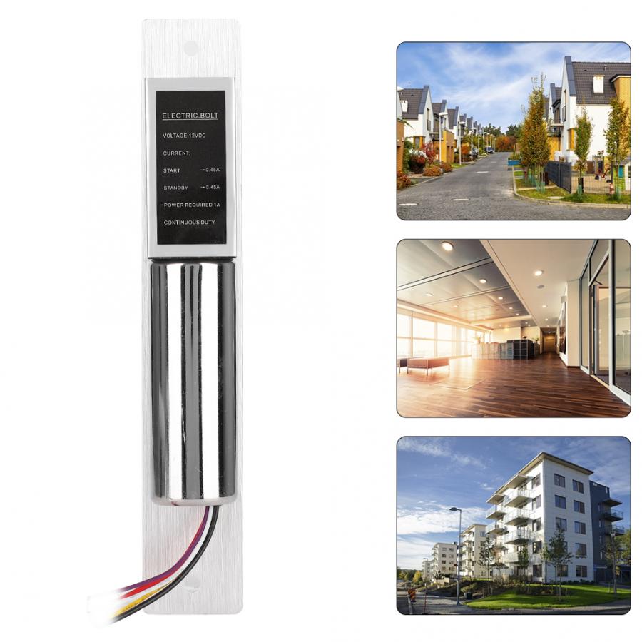 Electronic Door Lock 5 Lines Electric Deadbolt Bolt Low Temperature Delay Lock 3 Delay Times Door Access Control