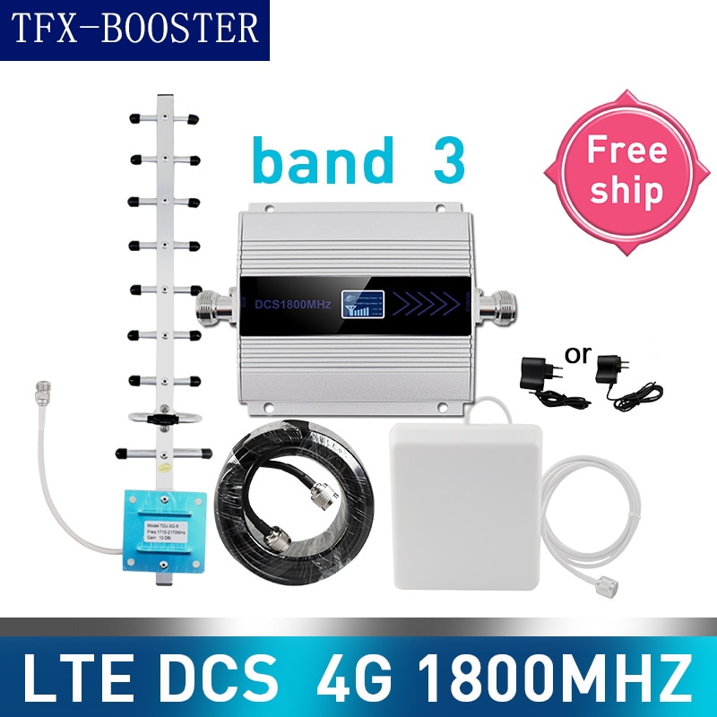 AMPLIFICADOR DE señal móvil, repetidor de red 4G, LTE, DCS, TFX-BOOSTER, 1800mhz, cable de 15m