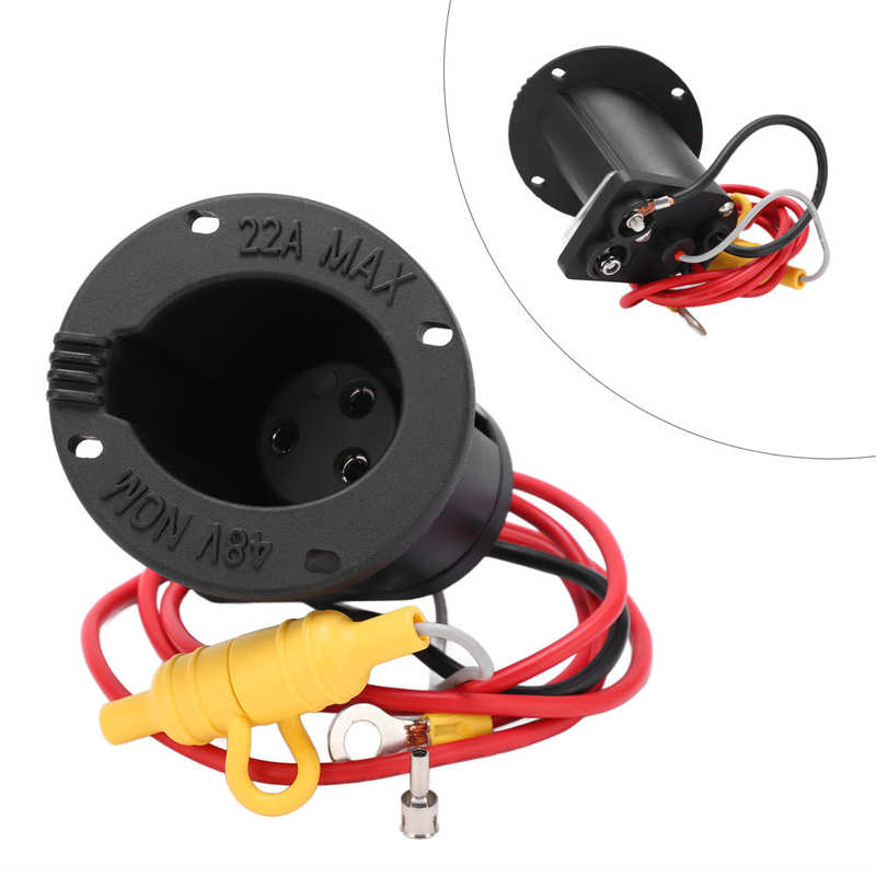 101802101 Circuit Protection Powerdrive Charger Fuse Receptacle Replacement for Club Car DS Models 2000-Up for Auto