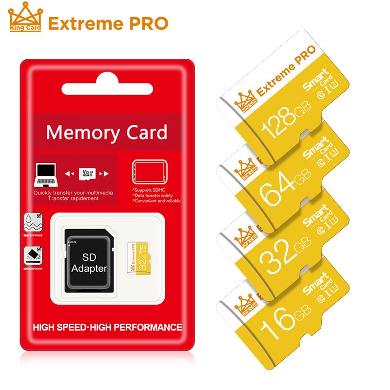 Micro Sd Geheugenkaarten 16Gb 32Gb Class10 Micro Sd Kaart 64Gb 128Gb Microsdxc Mini Tf Card voor Smartphone/Tablet/Camera