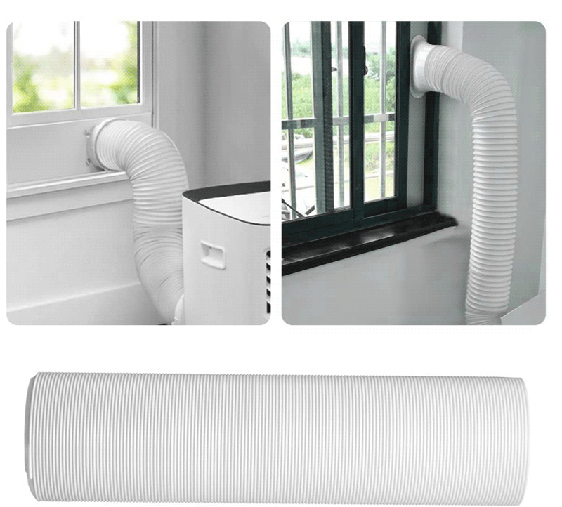Portable Air Conditioner Accessories Window Plate Adaptor Exhaust Hose Tube Air Conditioner Spare Parts