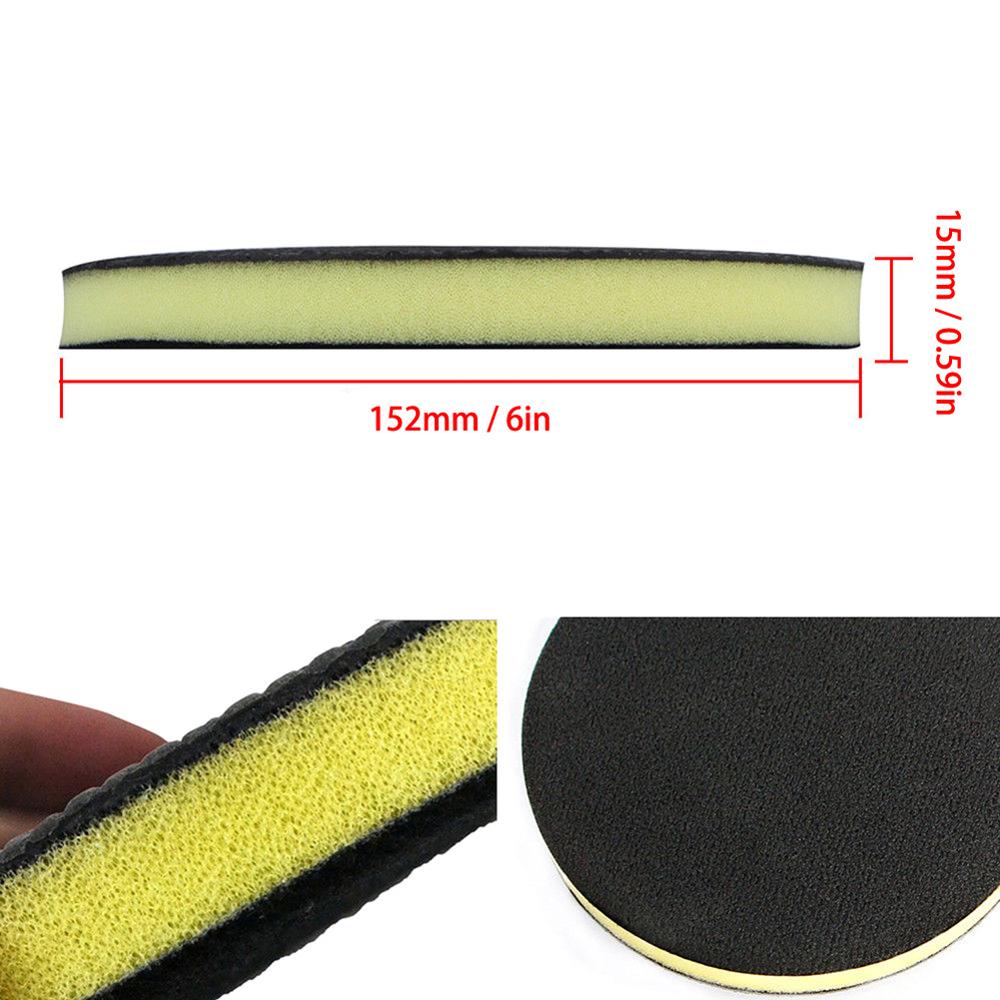 6 Clay Car Bar Polish Disc Pad Auto Car Care Wash Detailing Grade Sponge