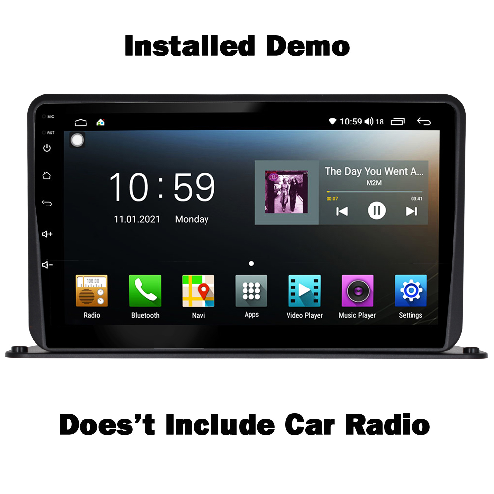 Fascia de Radio Universal de 9 o 10,1 pulgadas, 2 Doble Din, para coche antiguo, camión, autocaravana, RV, Panel estéreo, marco de montaje para tablero, Kit de molduras faciales