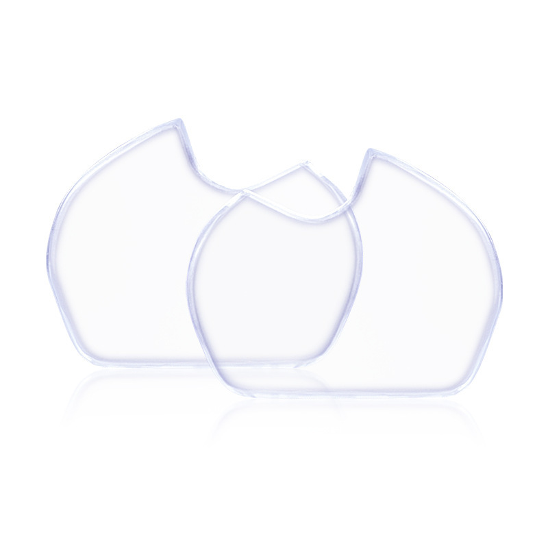 Almohadillas de Gel de silicona para el antepié para zapatos de mujer, plantillas autoadhesivas, sandalias, antideslizantes, alivio del dolor, almohadilla para pie de bailarina: Transparente