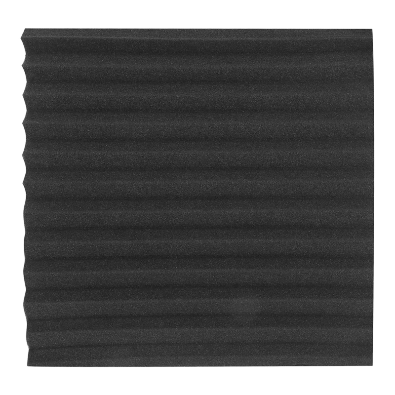 24 Pcs Black Acoustic Panels Soundproofing Foam Acoustic Tiles Studio Foam Sound Wedges 2.5 X 30 X 30Cm