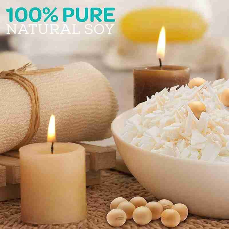 Schilferige Rookloze Soja Wax Voor Kaarsen Kaars Maken Materiaal 500/300/100G Gemaakt Geurende Materialen Wax Waxen kaarsen Smelt Weer K4V3