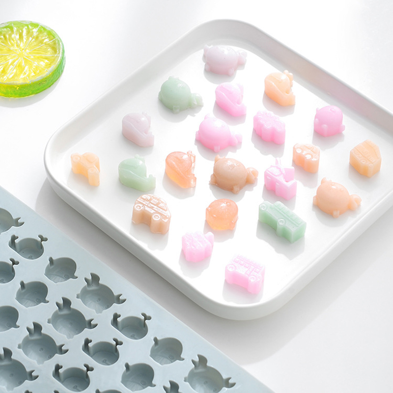 Moule à bonbons de dessin animé en Silicone | Bricolage, bonbons aux fruits, chocolat, gelée, moule en cristal époxy, outils de cuisson, moule à cupcake