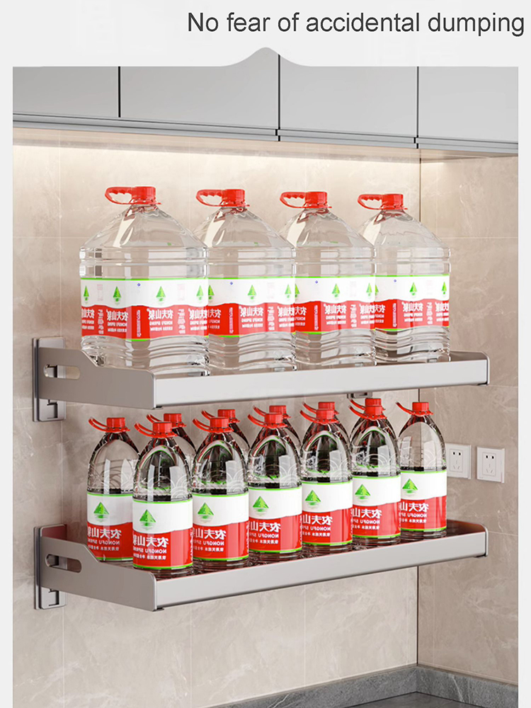 Wandmontage Keukengerei Organizer Home Kruidenrek Box Jar Schotel Droogrek Wandplanken Keuken Opslagbenodigdheden Accessoire
