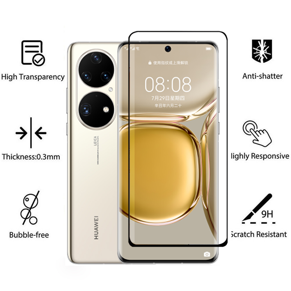 6 In 1 Screen Protector Beschermende Glas Voor Huawei P50 Pro Terug Camera Lens Film Gehard Glas Op Huawei P50 pro Glas