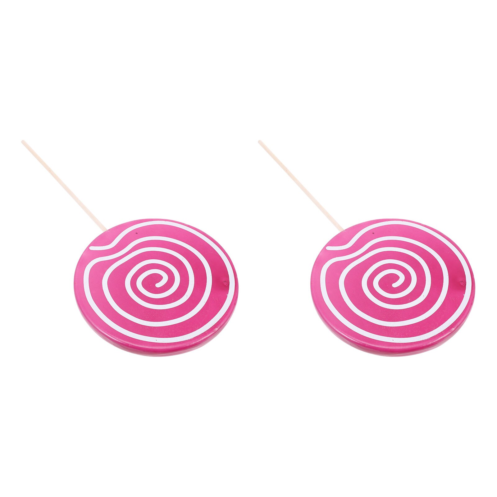 2pcs Realistic Simulation Lollipop Props Photo Props Lollipop Scene Adornments