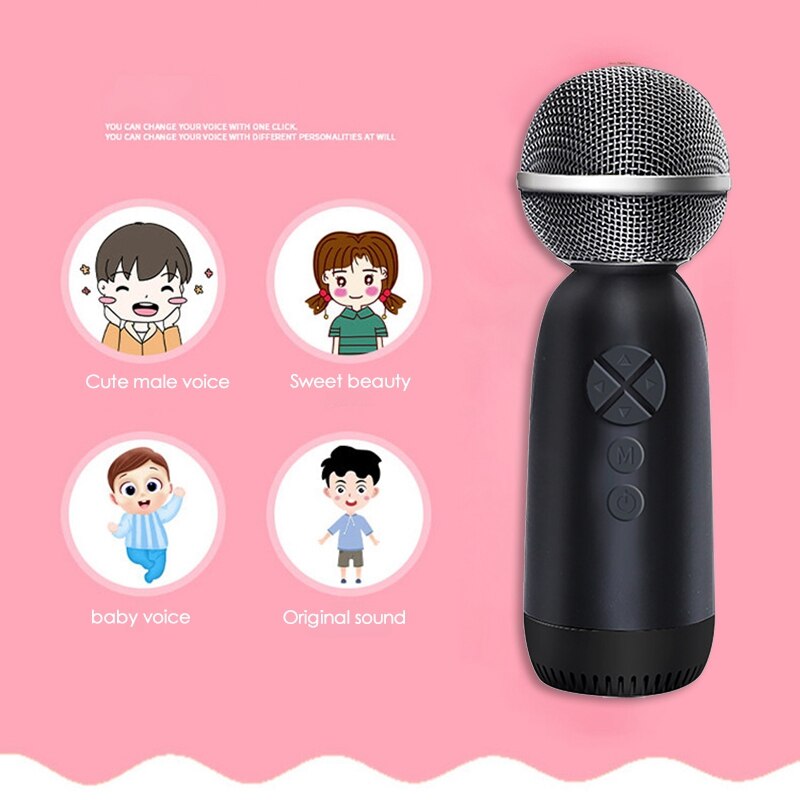 Draadloze Microfoon 5 In 1 Opname Zingen Microfoon Kinderen Volwassen Karaoke Microfoon