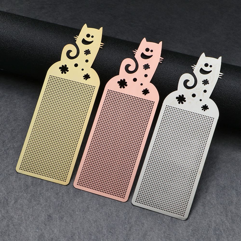 Marcapáginas de punto de cruz para manualidades, accesorios para manualidades con bordado de Metal, herramientas de costura en cruz,