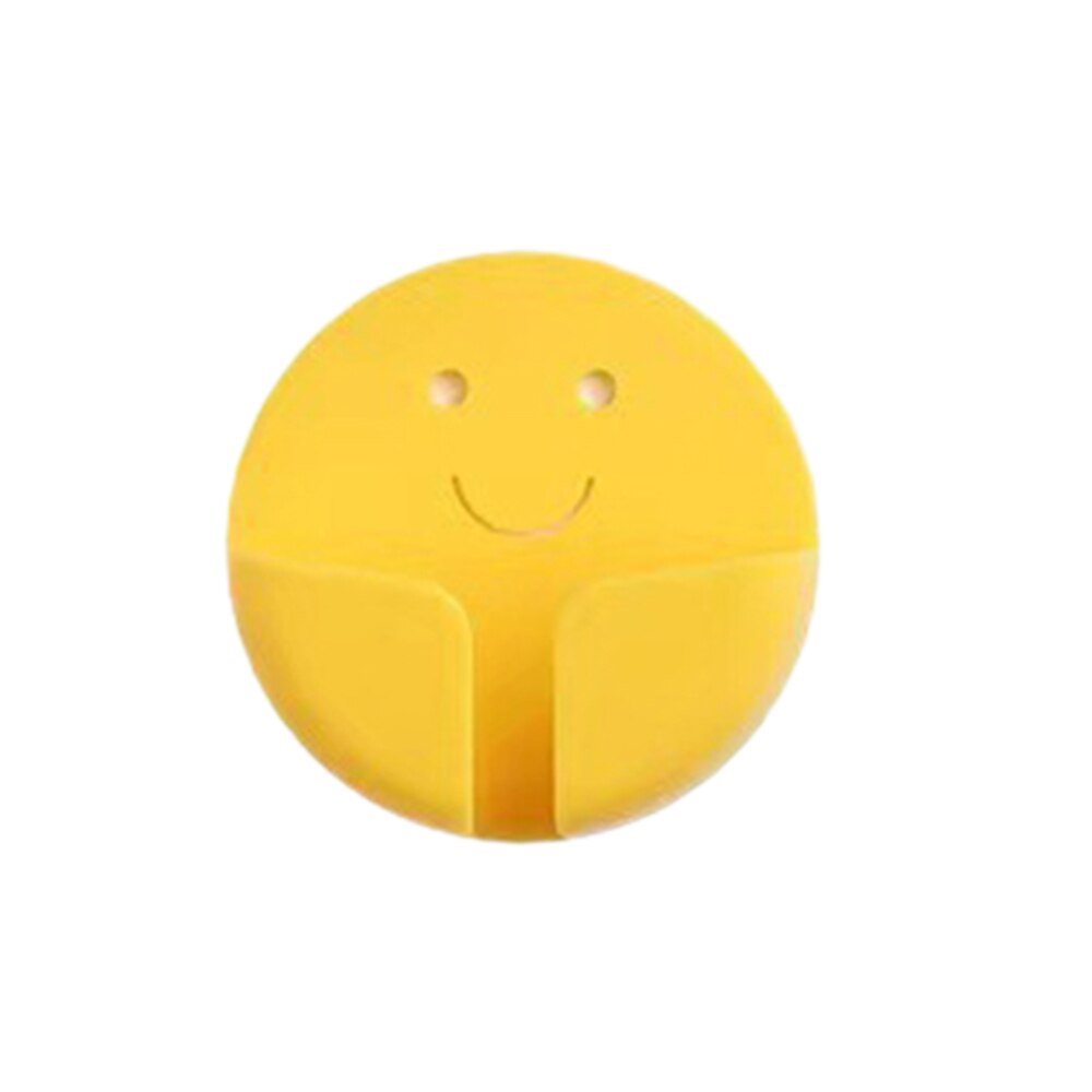 Power Plug Socket Holder Hook Multifunctional Punch-Free Adhesive Hanger for Door Wall Bathroom Wall Mounted EIG88: YELLOW