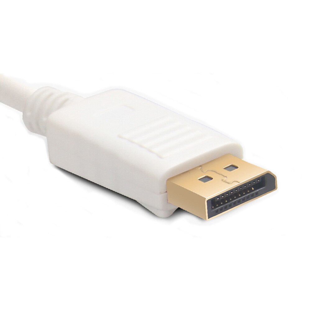 GuSou Displayport Display Port DP naar VGA HDMI Vrouwelijke Adapter Converter Kabel Wit M/F