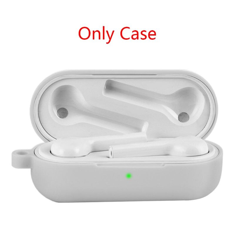 Dustproof caso protetor escudo macio silicone fone de ouvido capa para honra magia fones sem fio x6hb: White